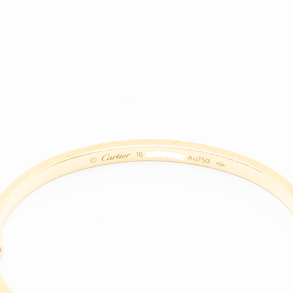 CARTIER LOVE BRACELET YELLOW GOLD