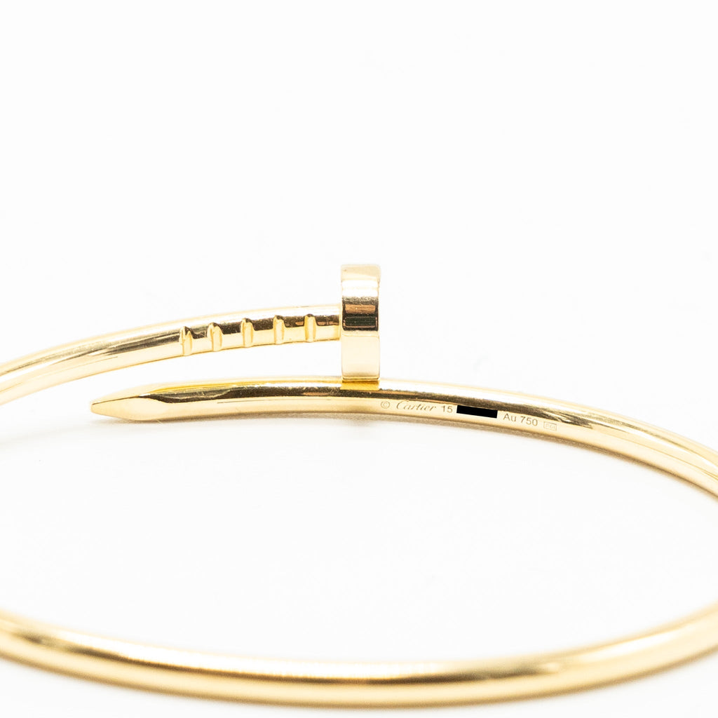 CARTIER JUSTE UN CLOU BRACELET YELLOW GOLD