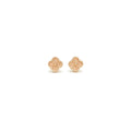 VAN CLEEF ARPEL SMALL ALHAMBRA EARRINGS IN ROSE GOLD