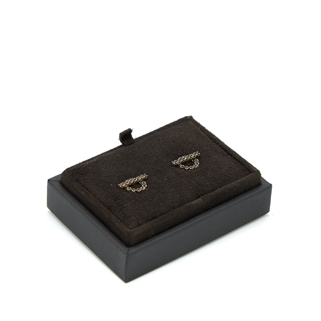 HERMES FINESSE EARRINGS ROSE GOLD SPINELLES