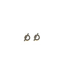 HERMES FINESSE EARRINGS ROSE GOLD SPINELLES