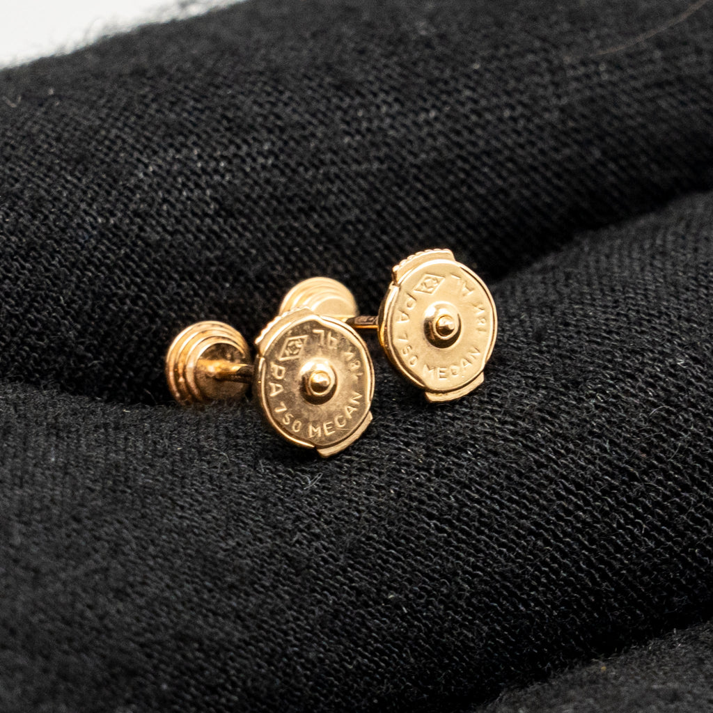 CARTIER D’AMOUR STUD EARRINGS ROSE GOLD DIAMONDS