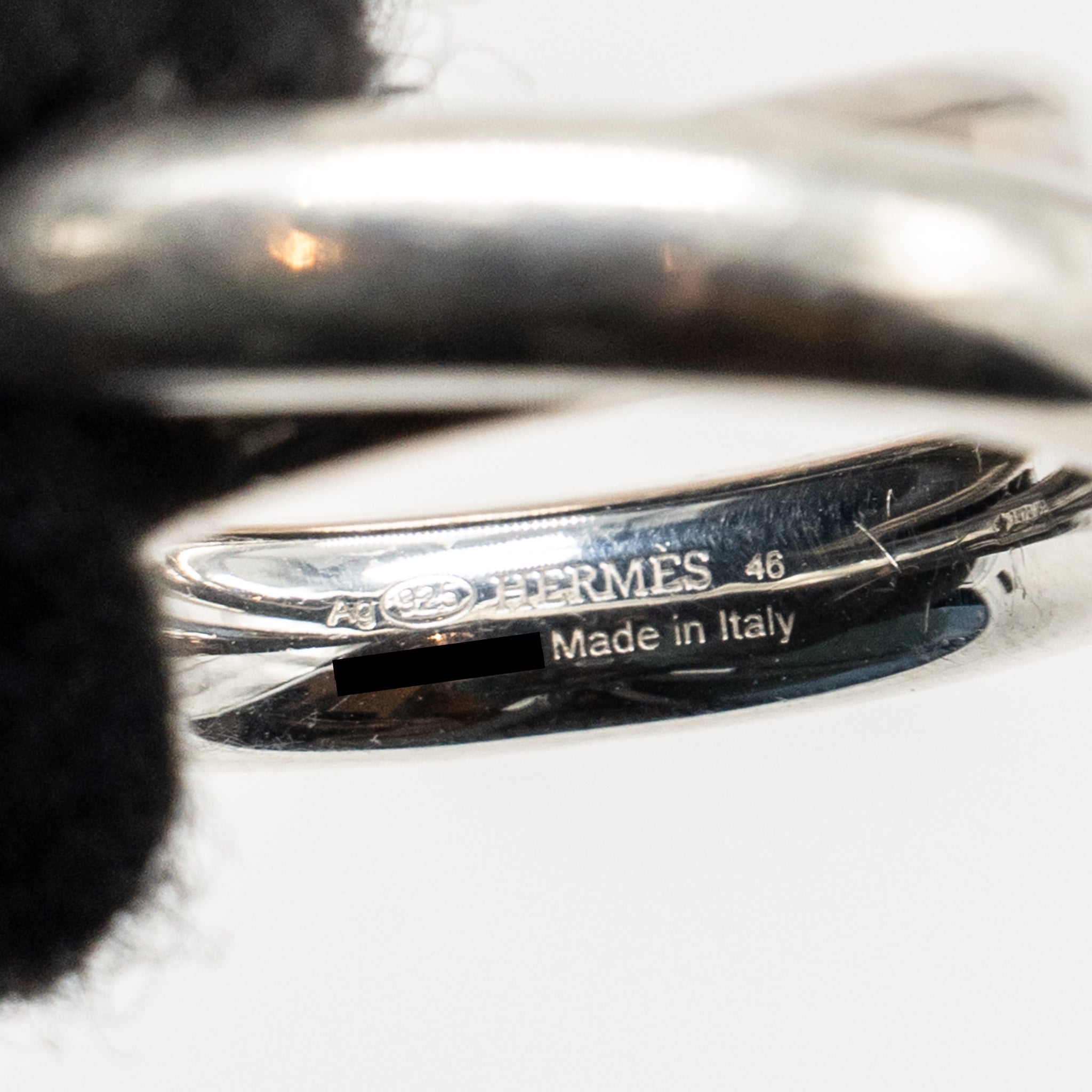 HERMES VERTIGE RING STERLING SILVER