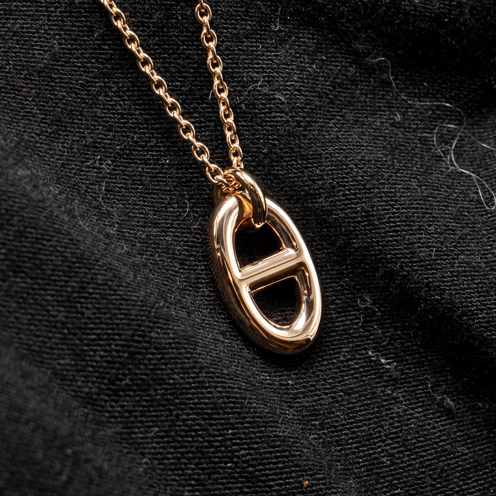 HERMES FARANDOLE PENDANT ROSE GOLD