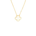 VAN CLEEF AND ARPELS VINTAGE ALHAMBRA PENDANT YELLOW GOLD WITH MOTHER OF PEARL