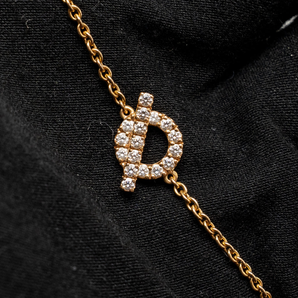 HERMES FINESSE BRACELET ROSE GOLD, DIAMONDS
