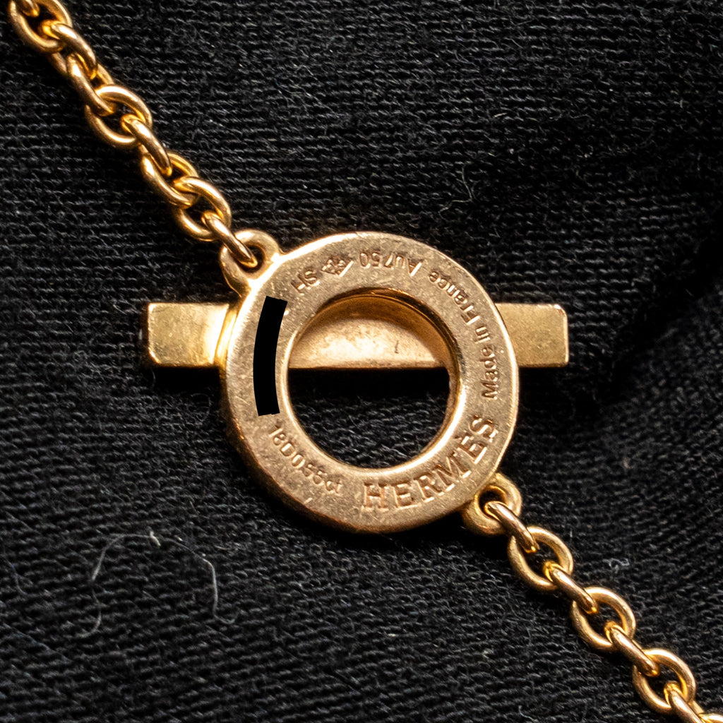 HERMES FINESSE BRACELET ROSE GOLD, DIAMONDS