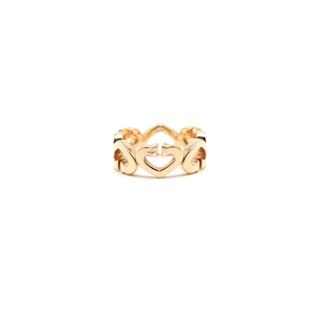 CARTIER HEARTS & SYMBOLS PINK GOLD RING