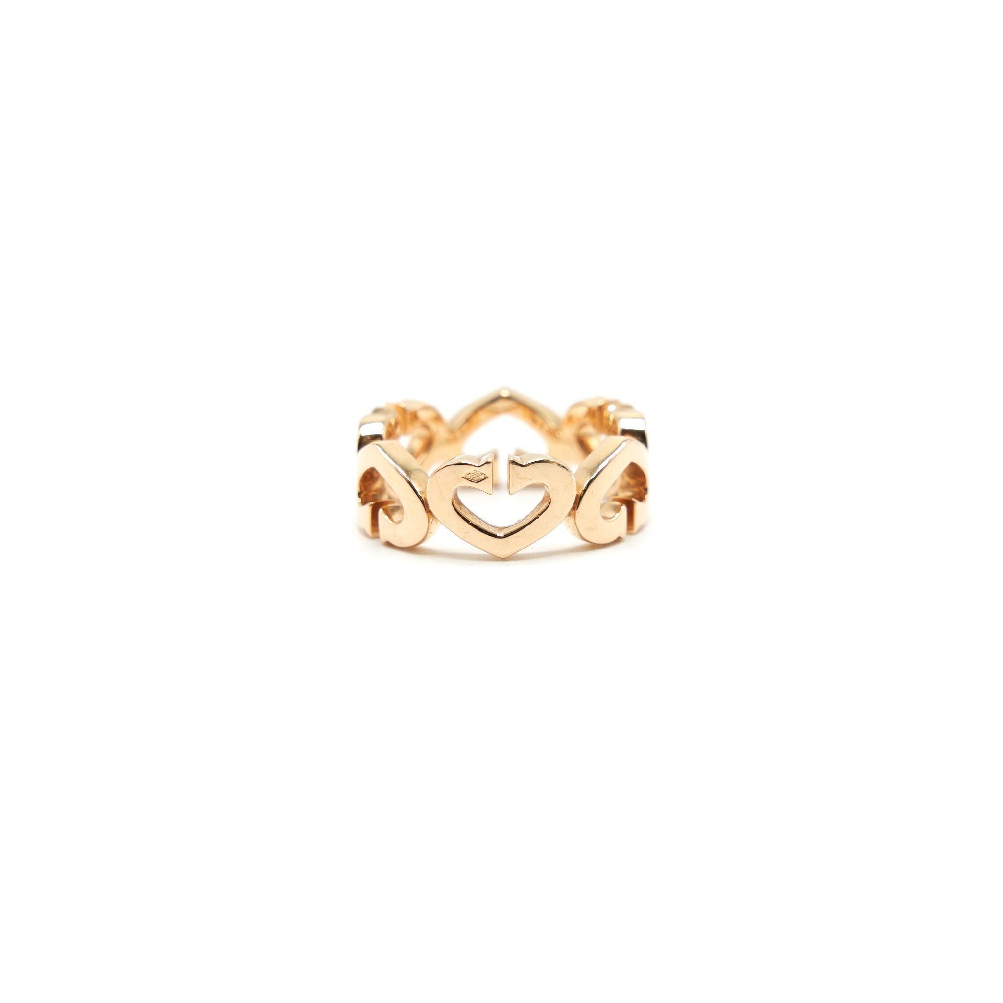 CARTIER HEARTS & SYMBOLS PINK GOLD RING