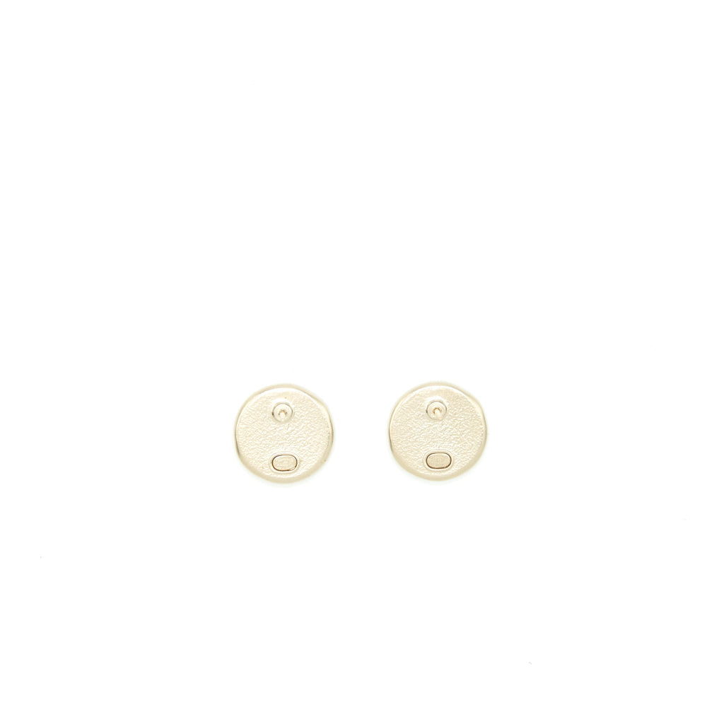 CHANEL MINI COIN CC EARRINGS LGHW