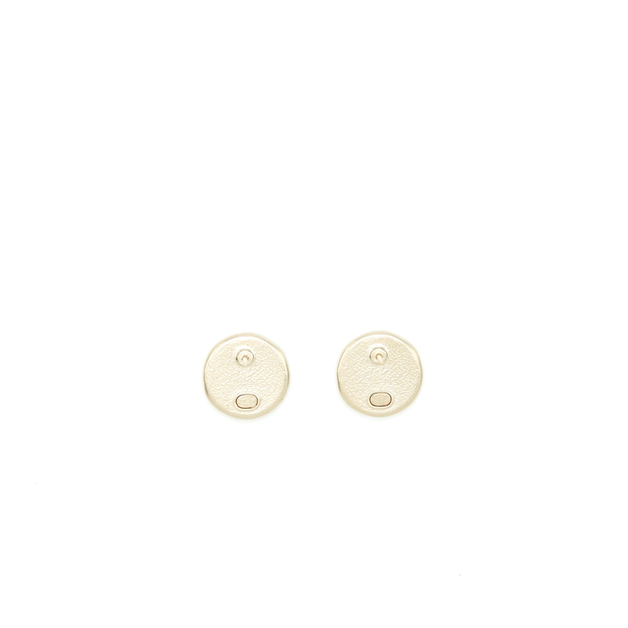 CHANEL MINI COIN CC EARRINGS LGHW