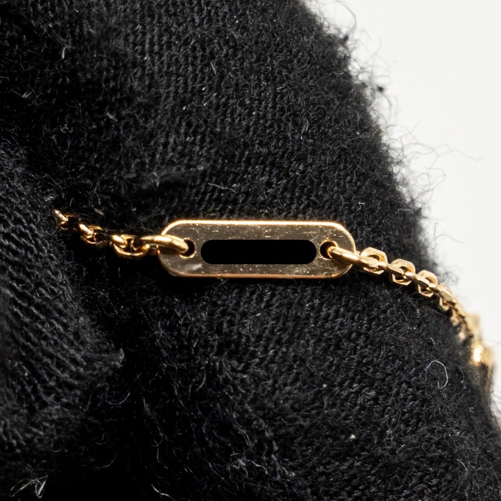 VAN CLEEF & ARPELS FRIVOLE PENDANT YELLOW GOLD DIAMONDS