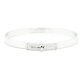 HERMES KELLY BRACELET IN WHITE GOLD WITH DIAMONDS