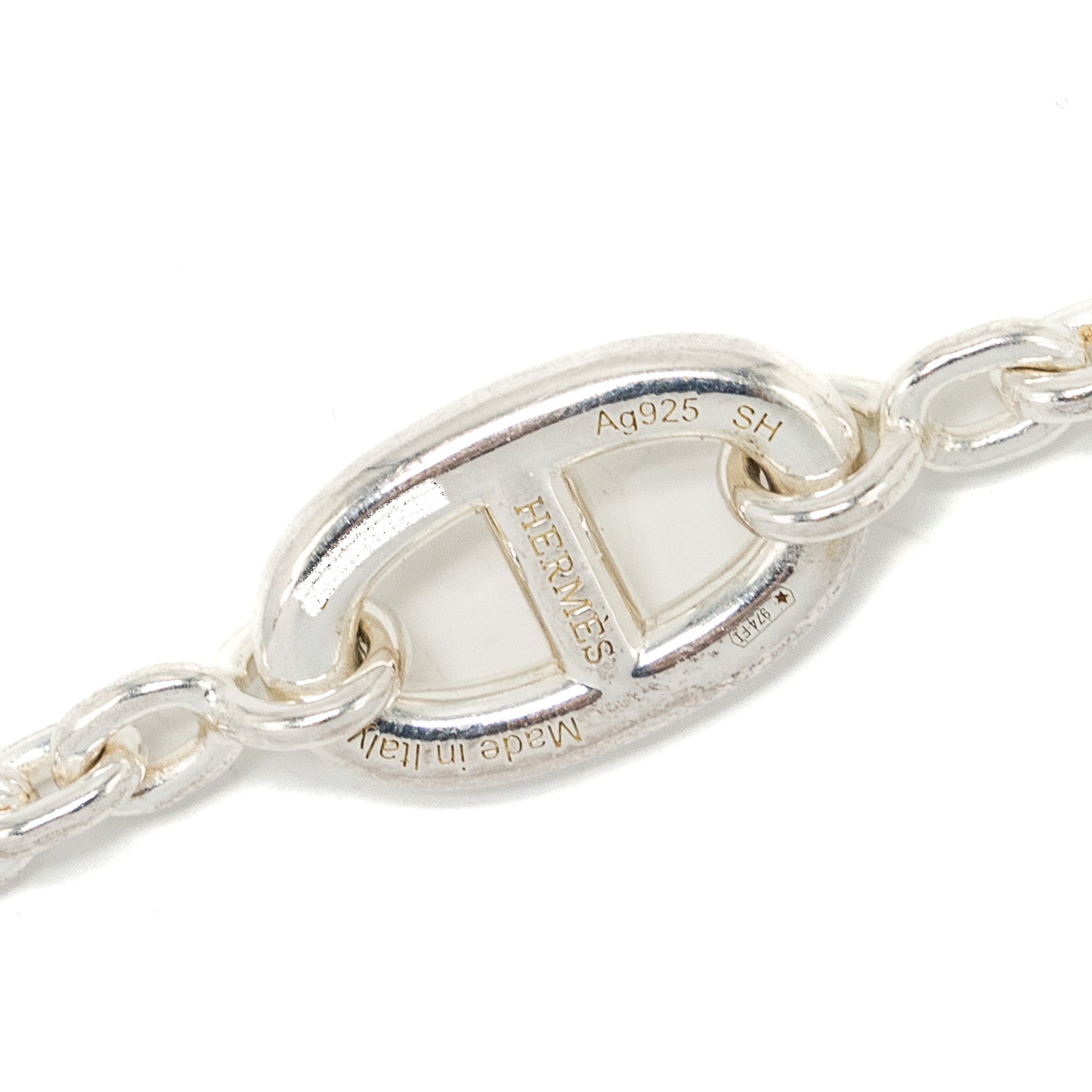 HERMES FRANDOLE BRACELET STERLING SILVER