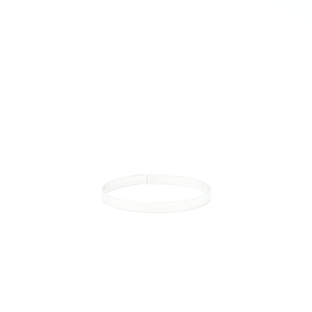 HERMES KELLY BRACELET IN WHITE GOLD WITH DIAMONDS