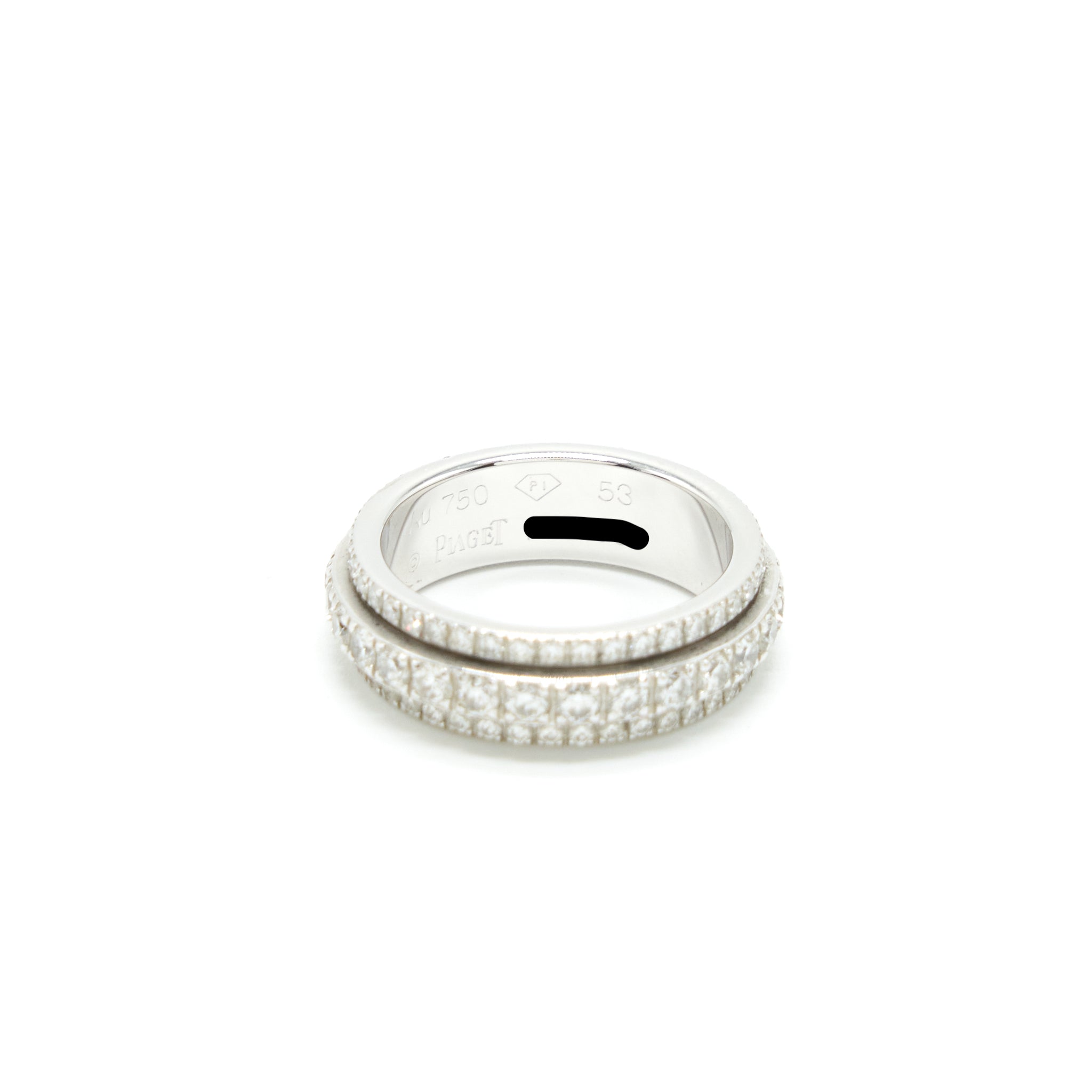 PIAGET POSSESSION WEDDING RING 18K WHITE GOLD WITH DIAMONDS