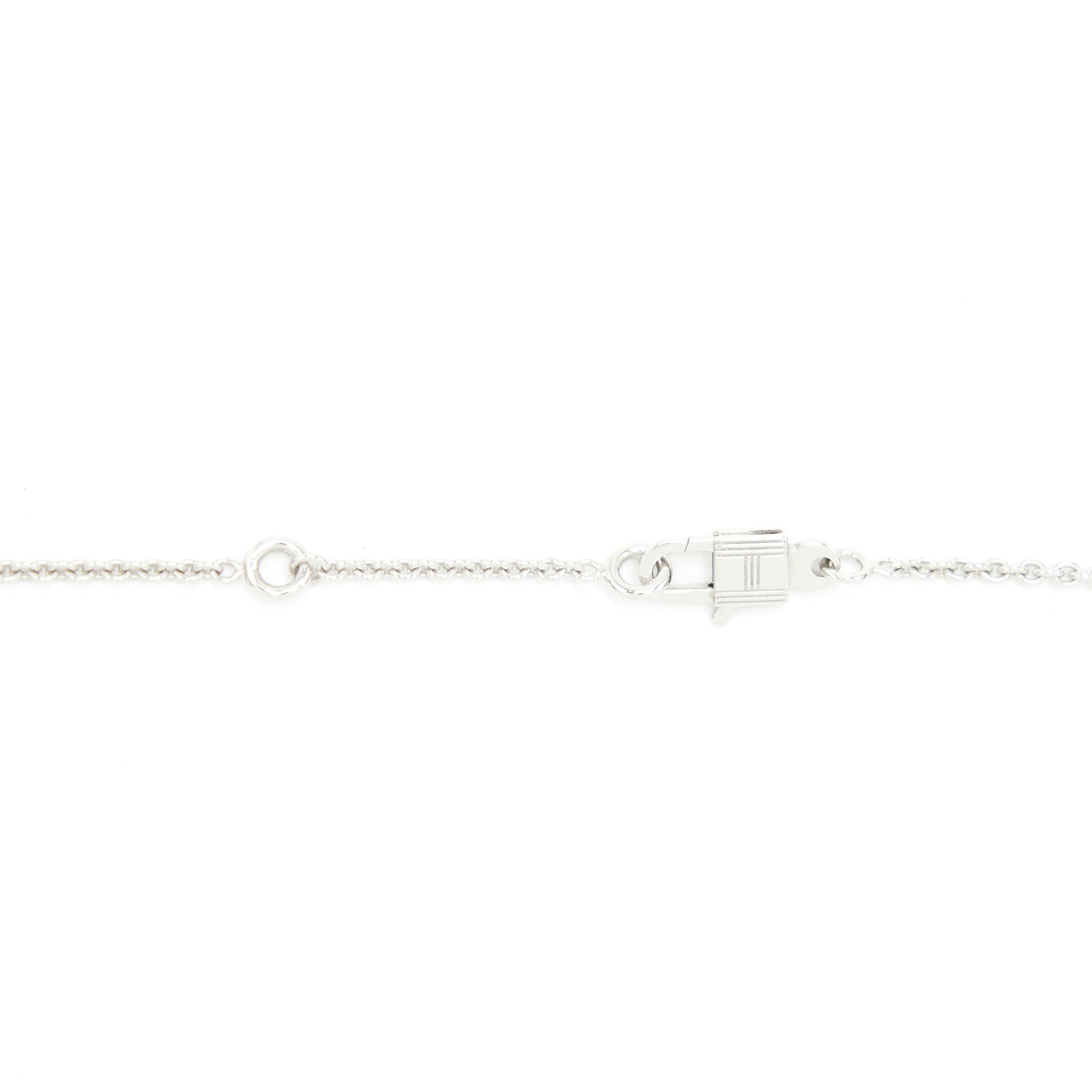 HERMES AMULETTE CONSTANCE PENDANT WHITE GOLD WITH DIAMONDS (NEW VERSION)