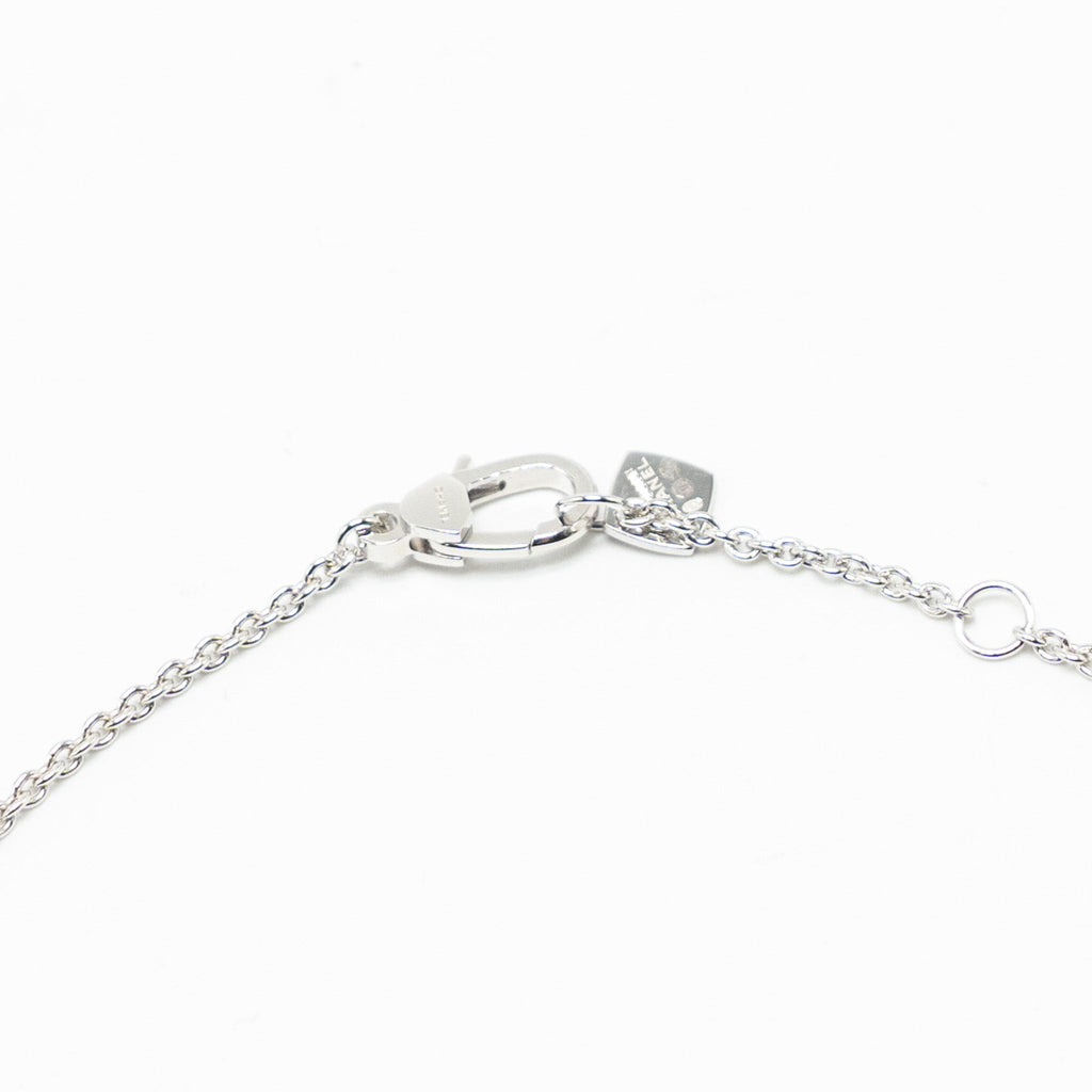 CHANEL COCO CRUSH NECKLACE QUILTED MOTIF 18K WHITE GOLD, DIAMONDS