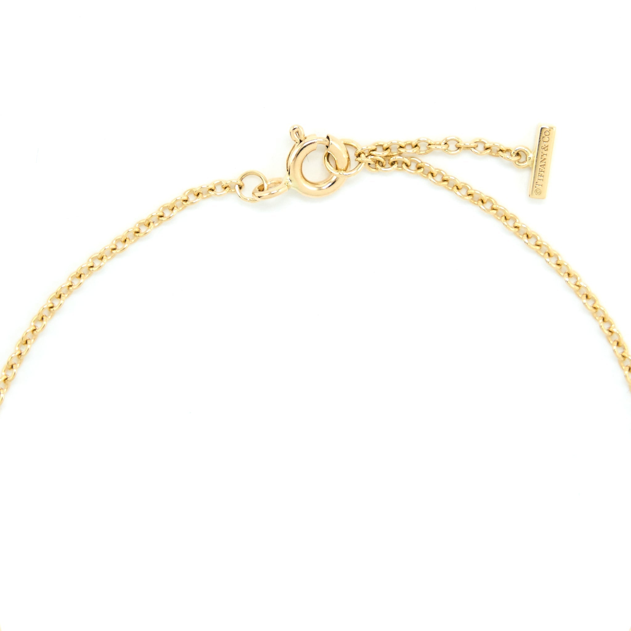 TIFFANY SMILE BRACELET YELLOW GOLD WITH DIAMONDS