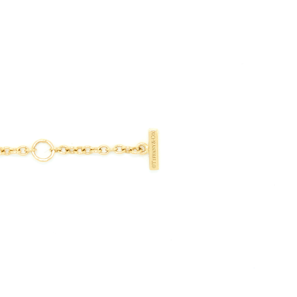 TIFFANY SMILE BRACELET YELLOW GOLD WITH DIAMONDS