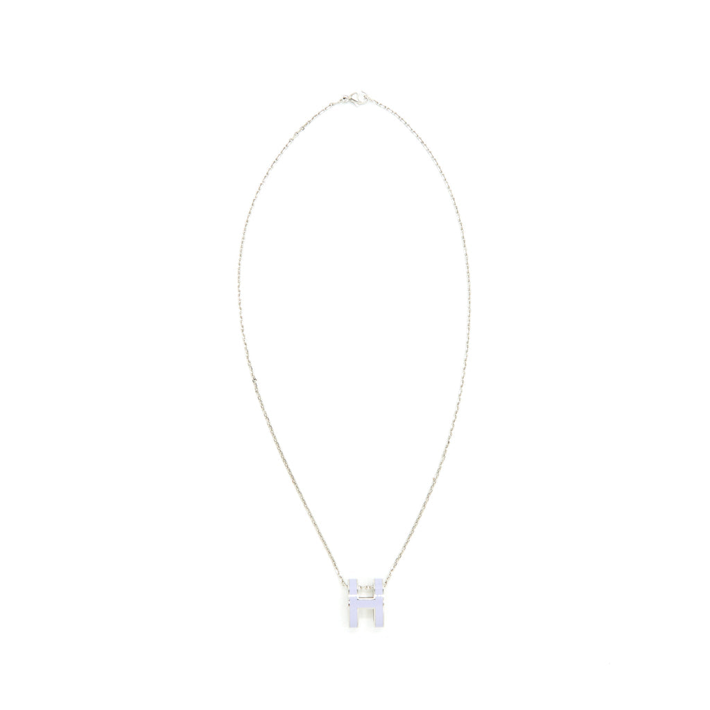 HERMES POP H NECKLACE LIGHT PURPLE SHW