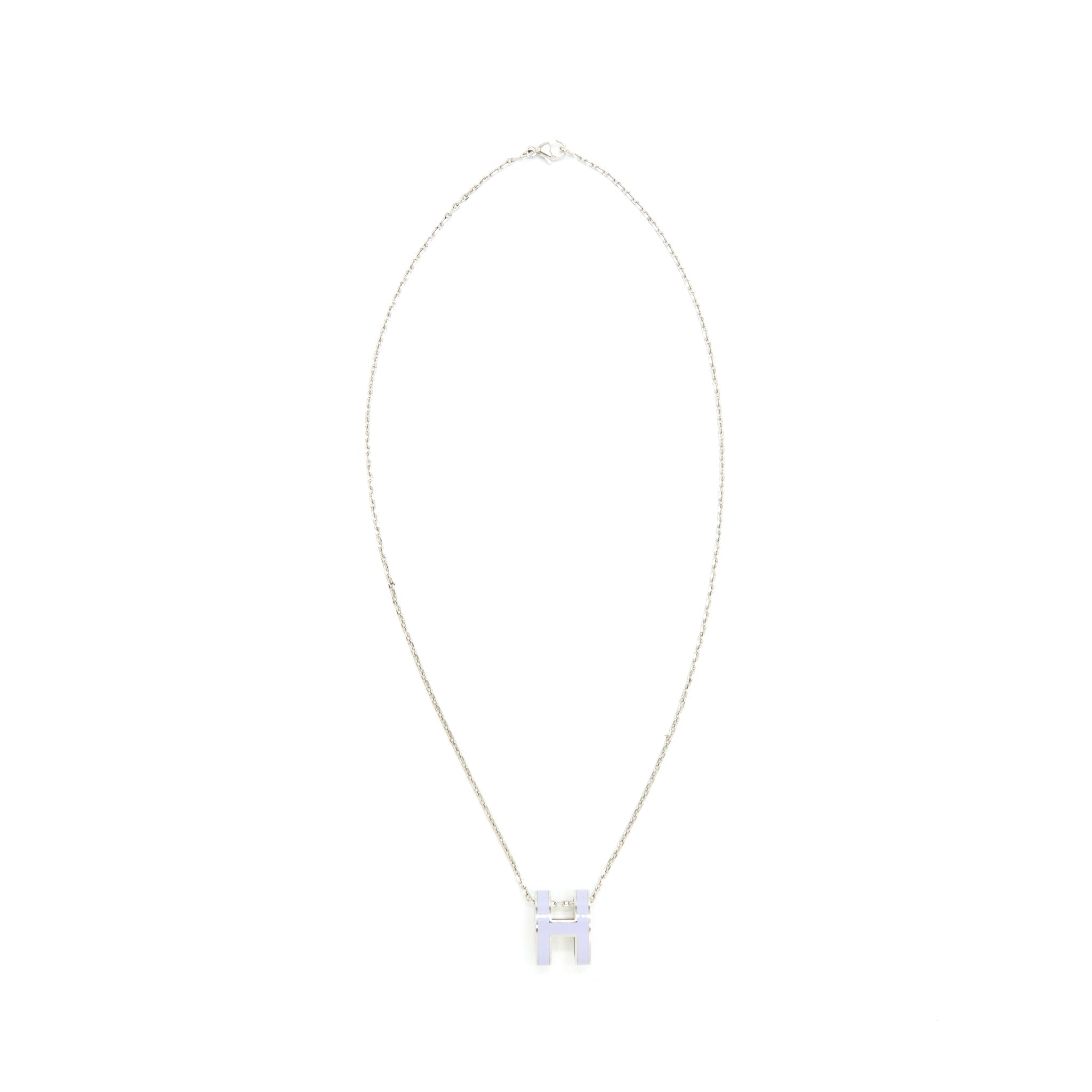 HERMES POP H NECKLACE LIGHT PURPLE SHW