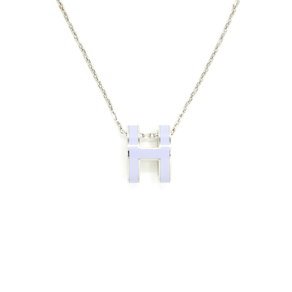HERMES POP H NECKLACE LIGHT PURPLE SHW