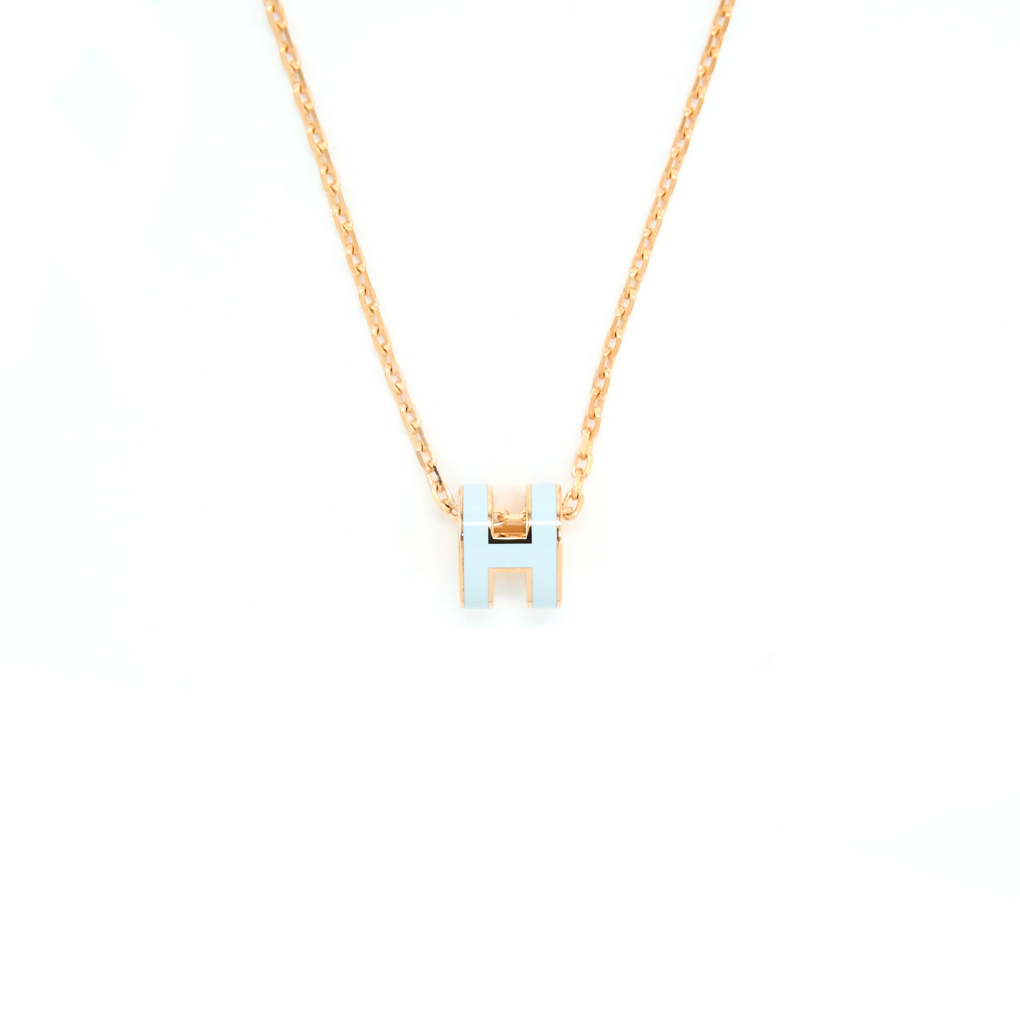 HERMES MINI POP H PENDANT BLUE ZEPHYR RGHW