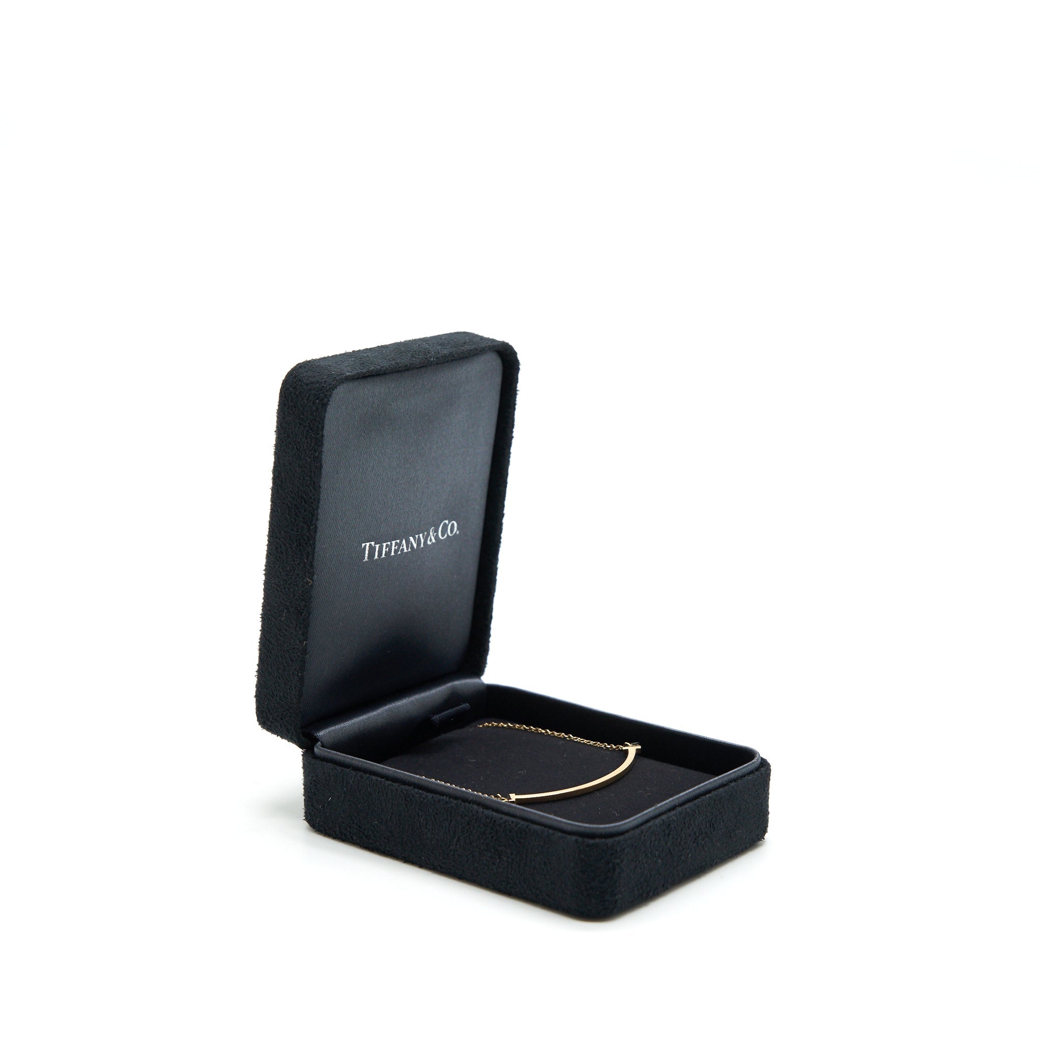 TIFFANY T SMILE PEDANT ROSEGOLD
