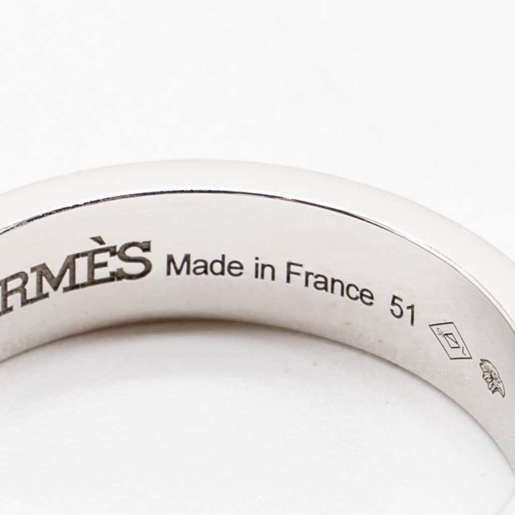 HERMES KELLY CLOCHETTE RING WHITE GOLD, DIAMONDS