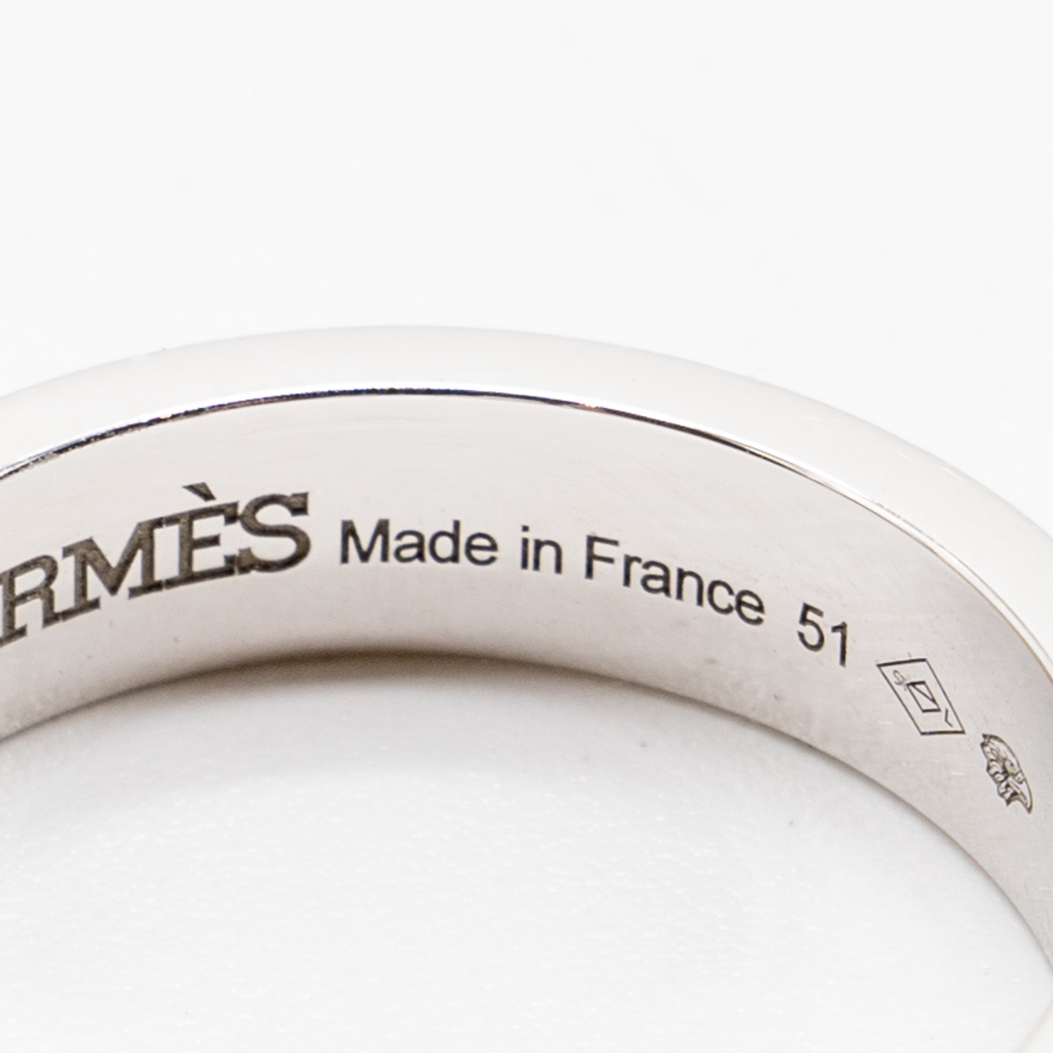 HERMES KELLY CLOCHETTE RING WHITE GOLD, DIAMONDS