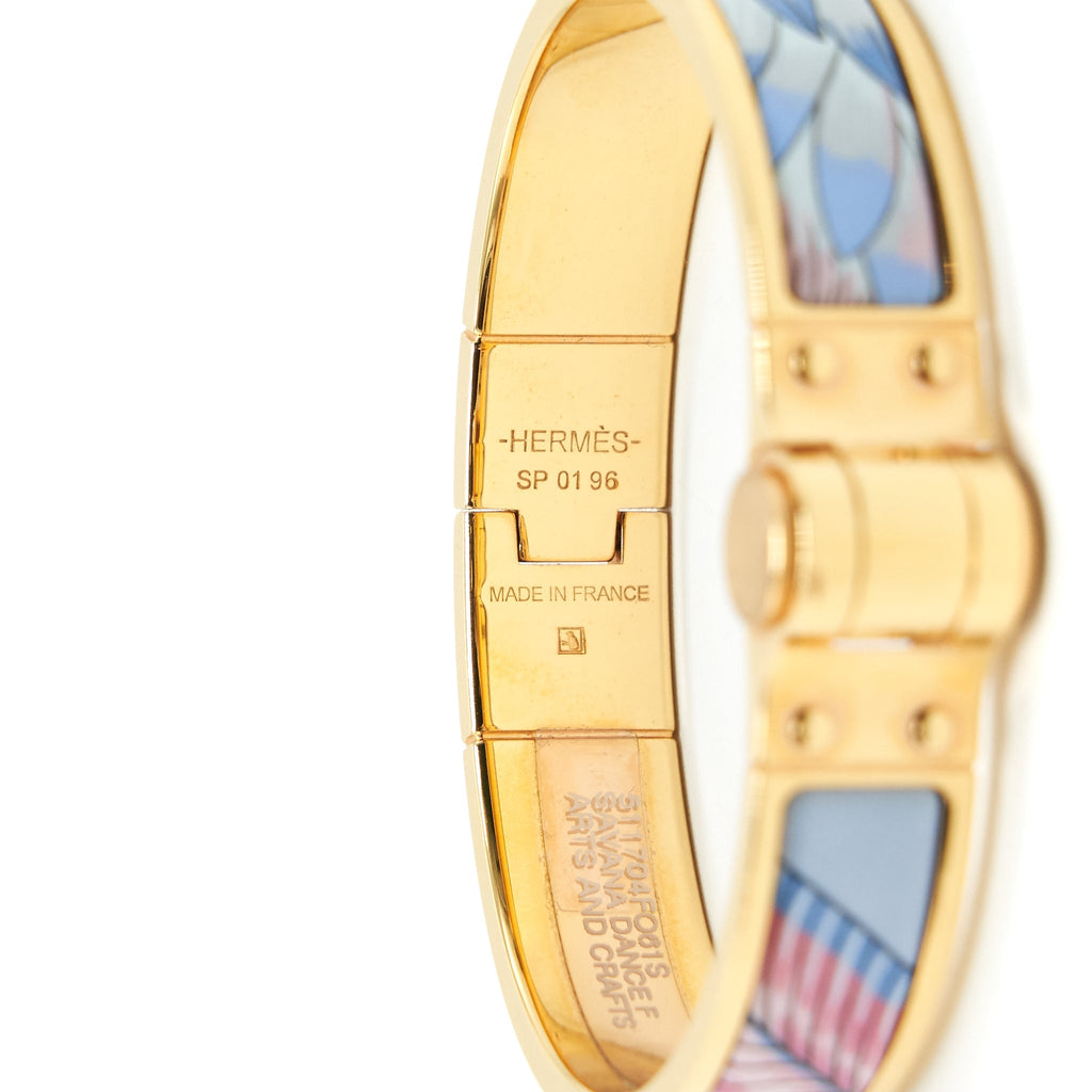 HERMES SAVANA DANCE HINGED BRACELET