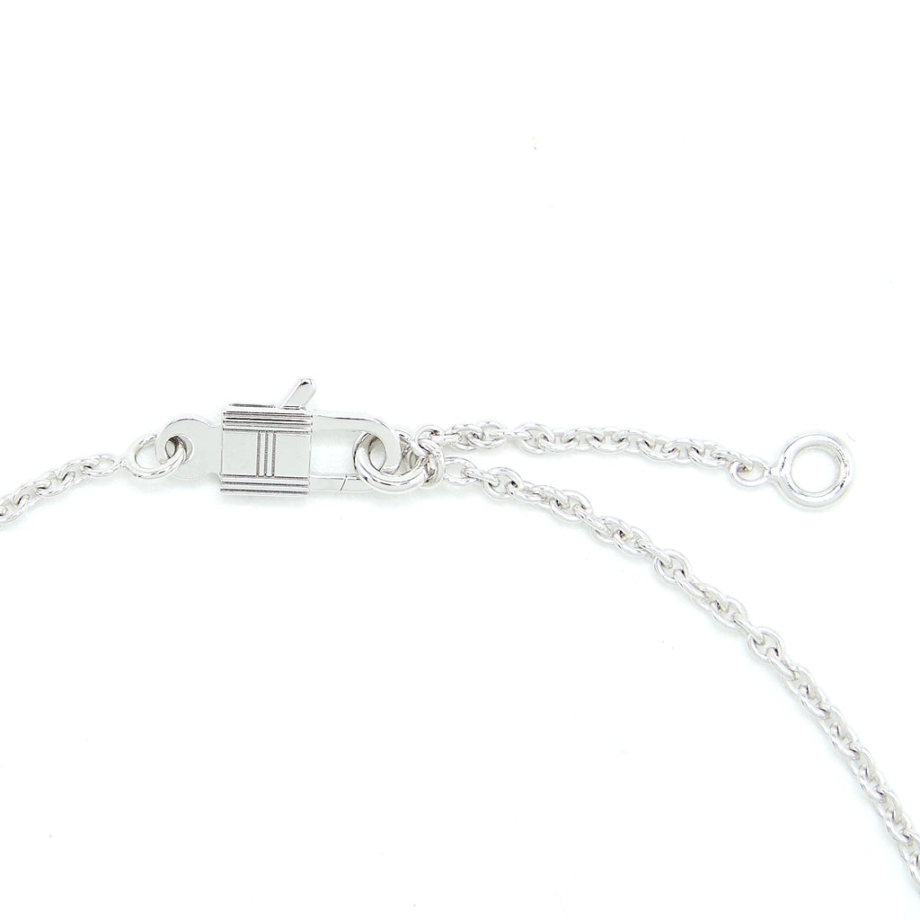 HERMES AMULETTE CONSTANCE PENDANT WHITE GOLD DIAMONDS