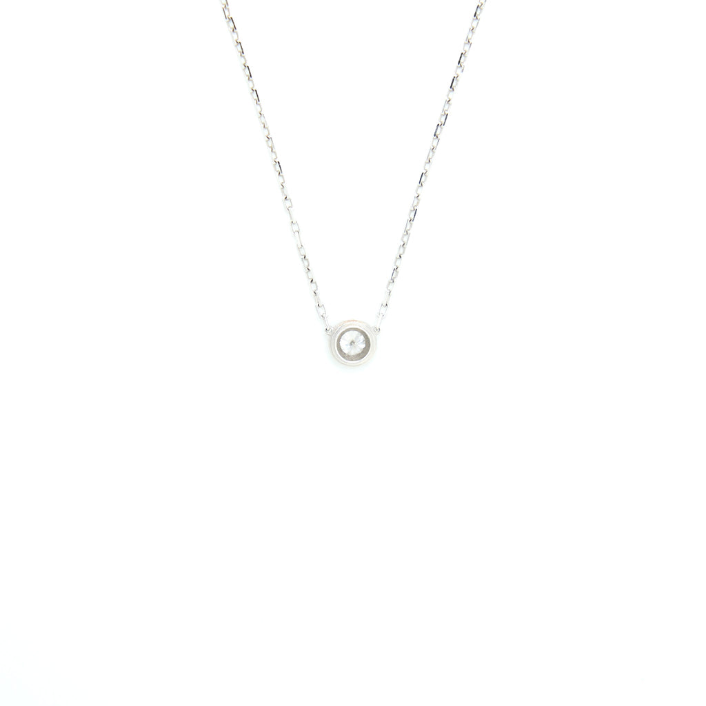 CARTIER D'AMOUR NECKLACE, LARGE MODEL WHITE GOLD WITH DIAMOND