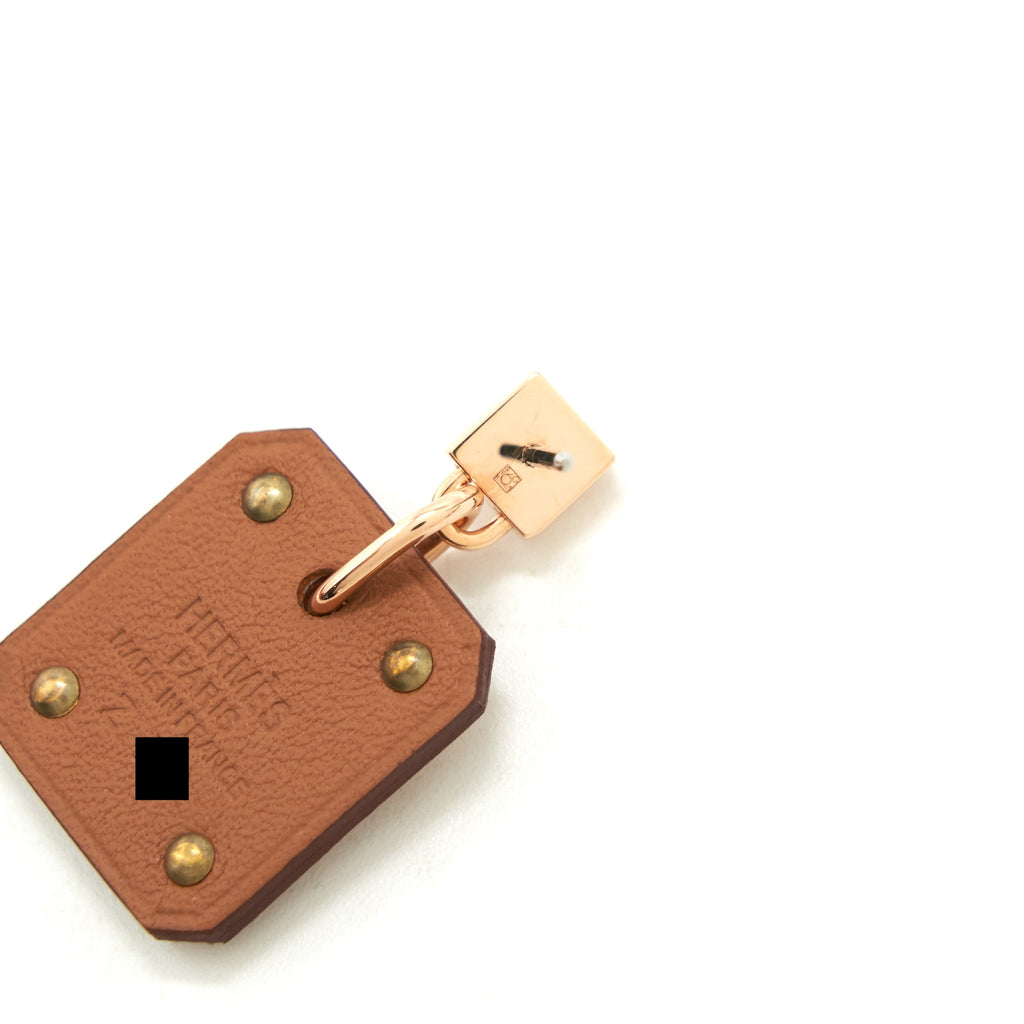 HERMES AS DE COEUR EARRINGS GOLD