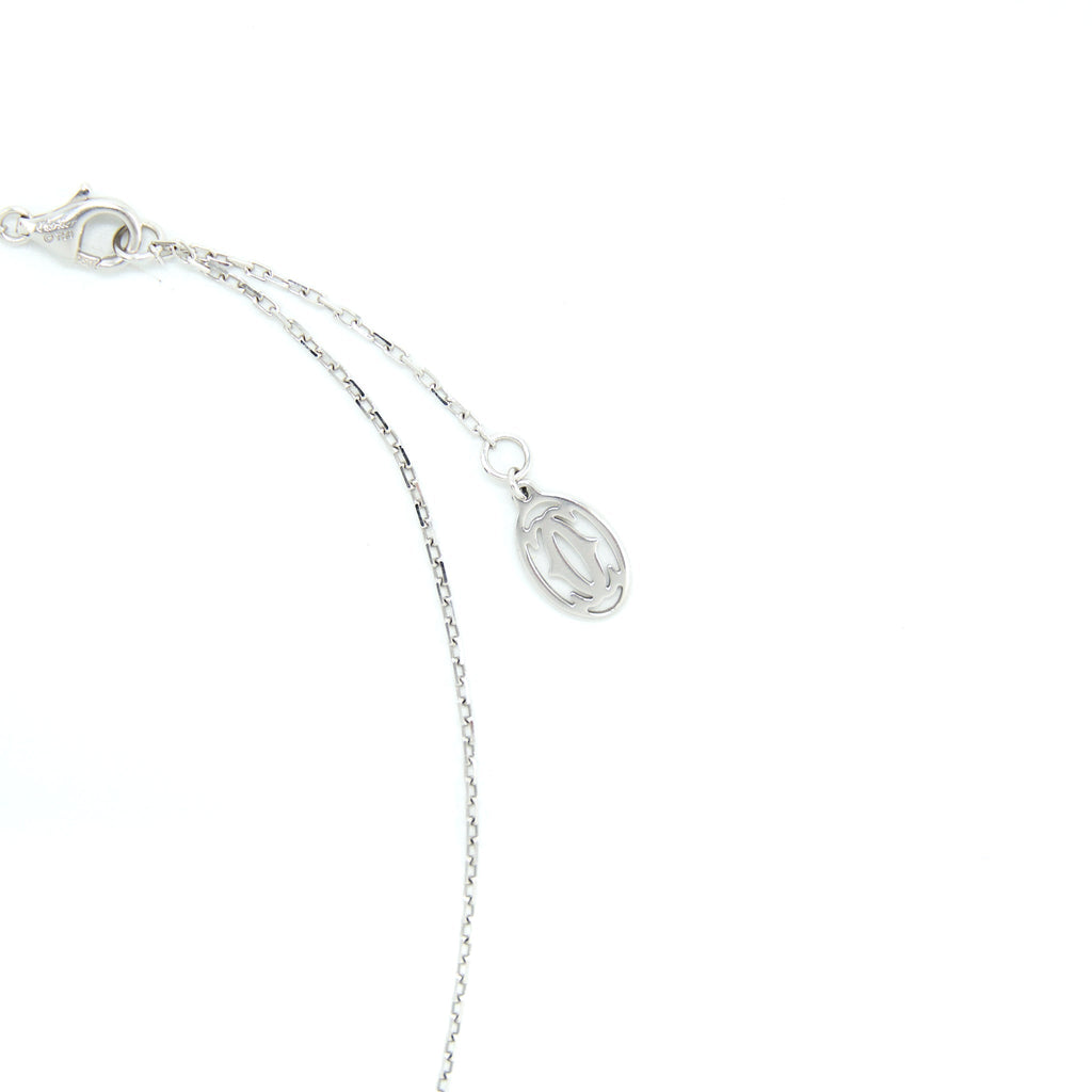CARTIER D'AMOUR NECKLACE, LARGE MODEL WHITE GOLD WITH DIAMOND