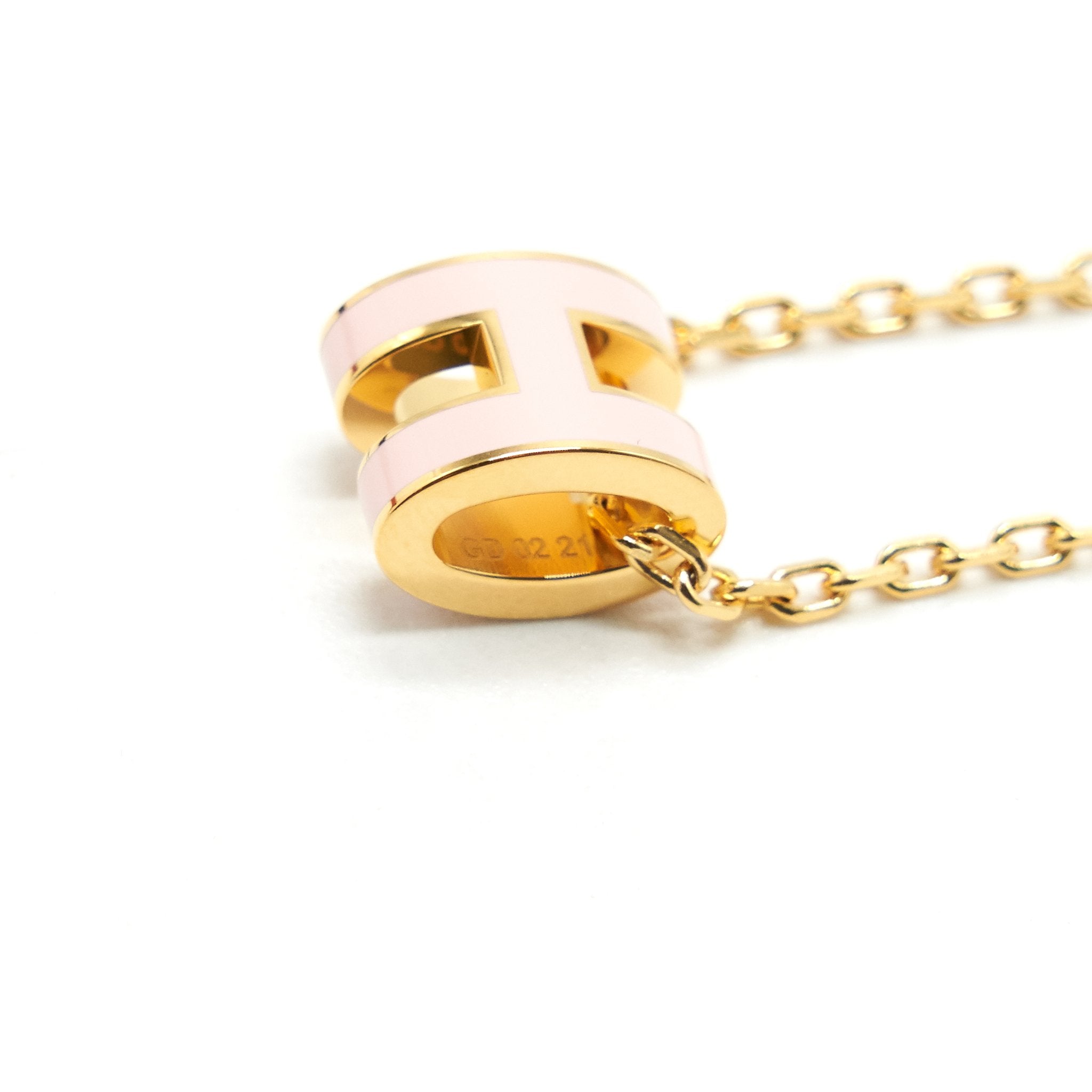 HERMES MINI POP H PENDANT ROSE DRAGEE RGHW