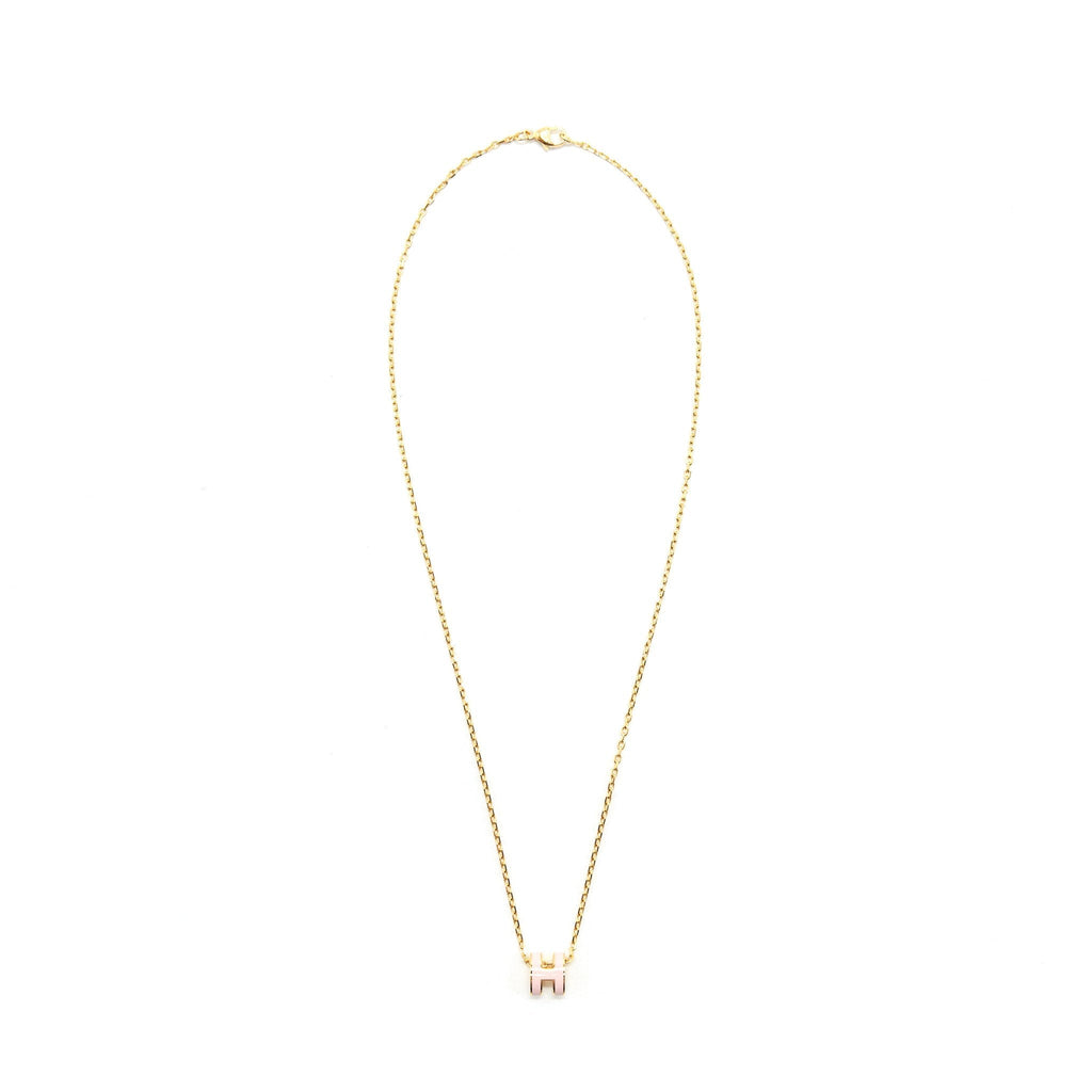 HERMES MINI POP H PENDANT ROSE DRAGEE RGHW