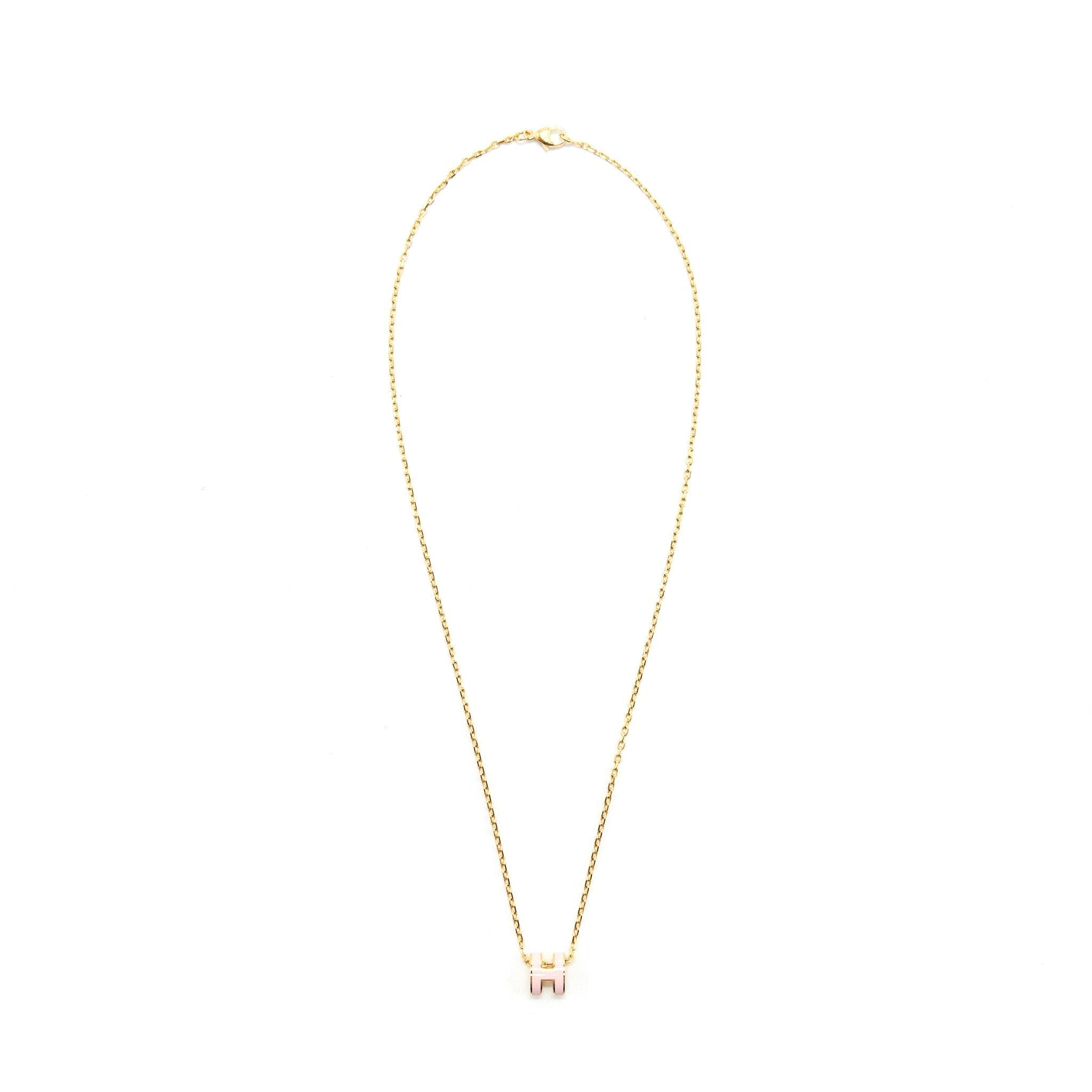 HERMES MINI POP H PENDANT ROSE DRAGEE RGHW