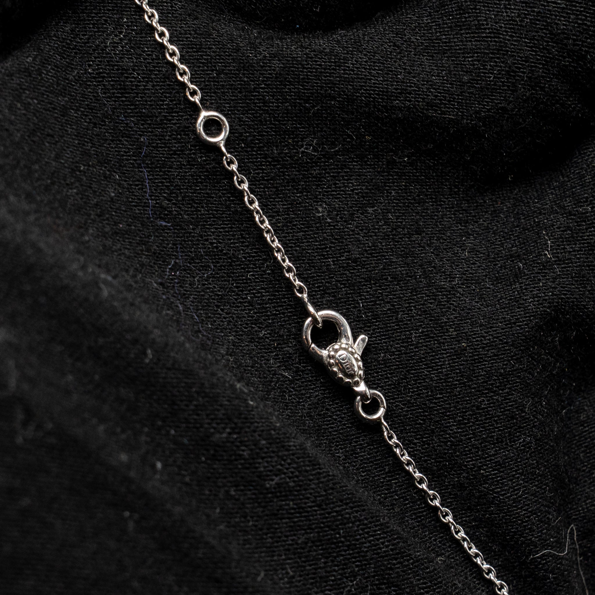 DIOR ROSE DES VENTS NECKLACE WHITE GOLD / DIAMOND/ MOTHER OF PEARL