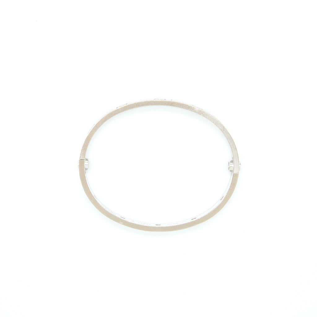 CARTIER LOVE BRACELET WITH 10 DIAMONDS WHITE GOLD