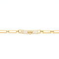 HERMES KELLY CHAINE CHOKER/DOUBLE BRACELET YELLOW GOLD SMALL MODEL