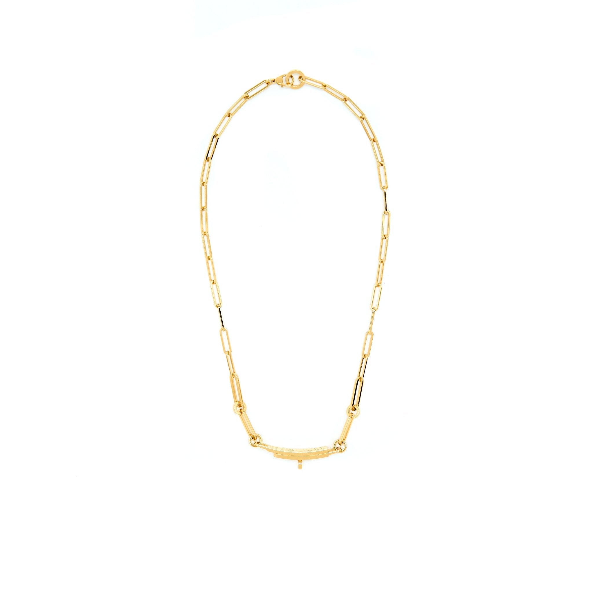 HERMES KELLY CHAINE CHOKER/DOUBLE BRACELET YELLOW GOLD SMALL MODEL