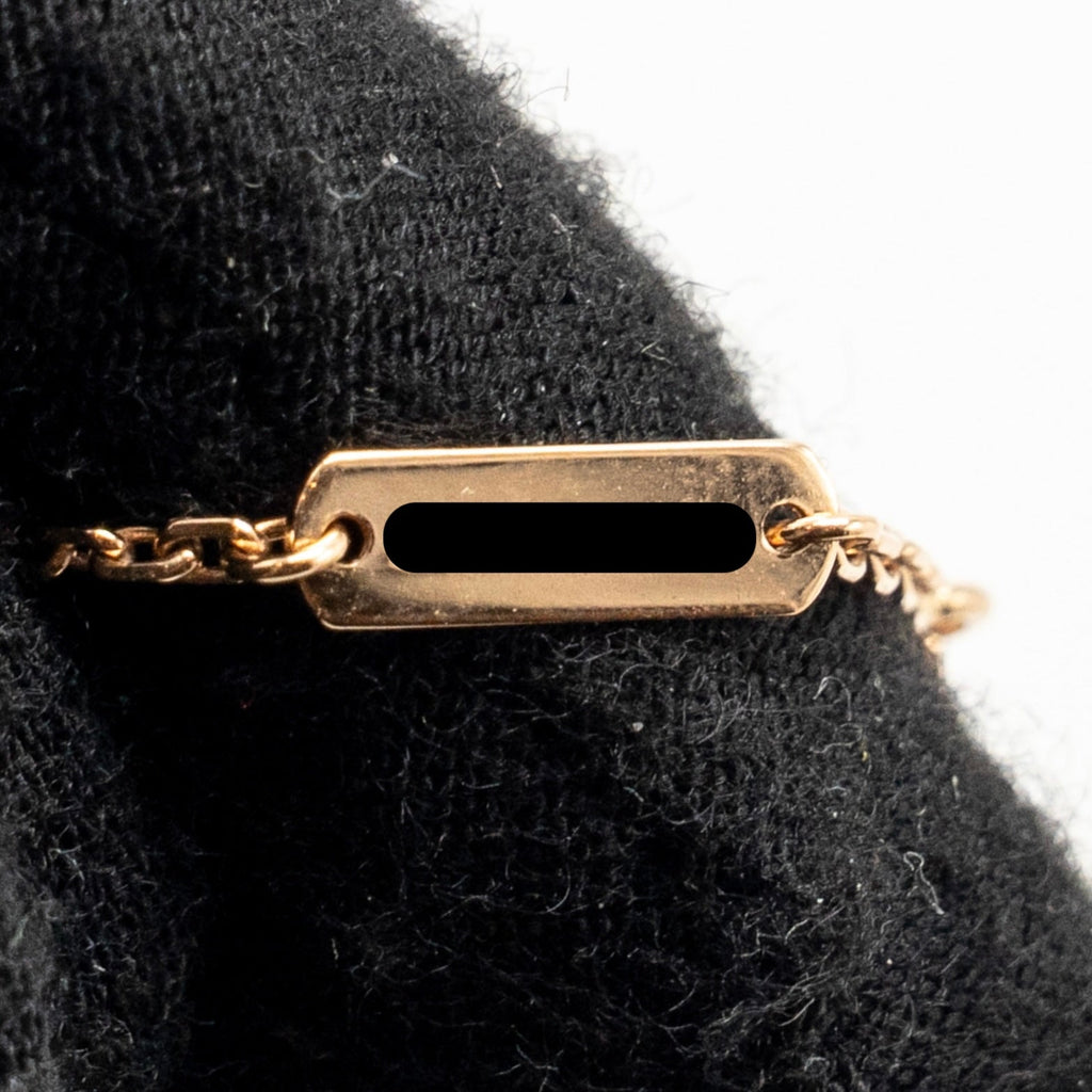 VAN CLEEF AND ARPELS VINTAGE ALHAMBRA PENDANT 18K ROSE GOLD, GREY MOTHER OF PEARL