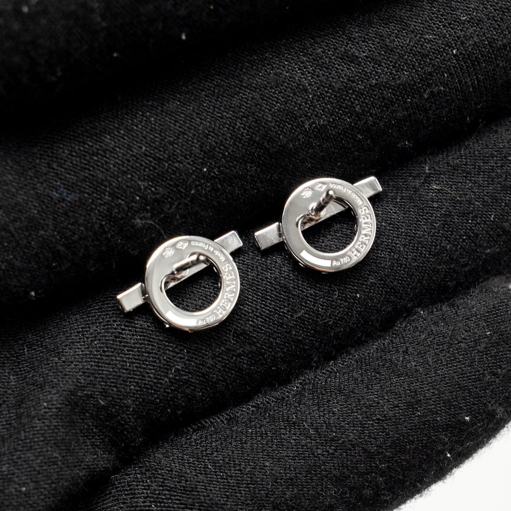 HERMES FINESSE EARRINGS WHITE GOLD / DIAMONDS
