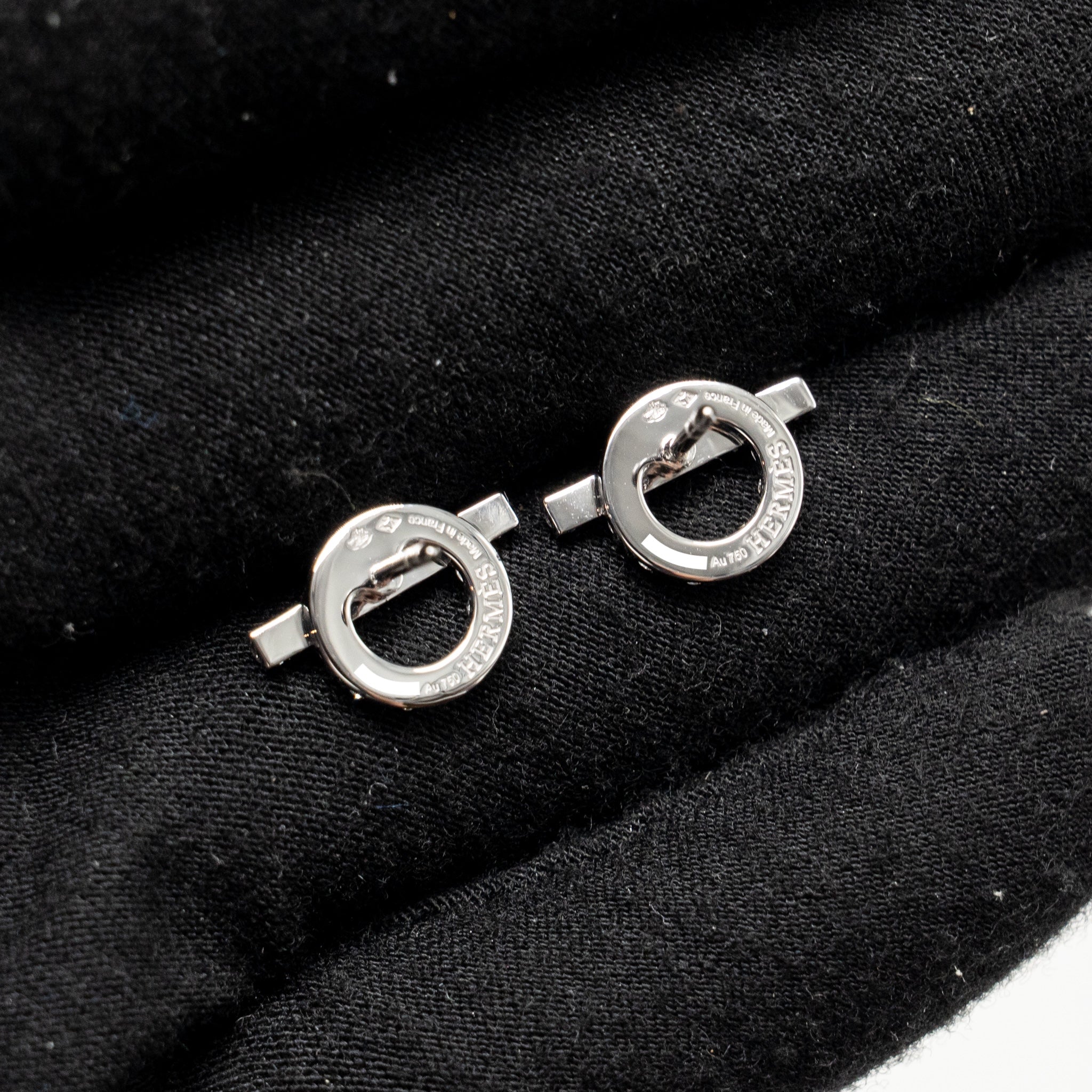 HERMES FINESSE EARRINGS WHITE GOLD / DIAMONDS