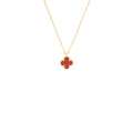 VAN CLEEF & ARPELS SWEET ALHAMBRA PENDANT ROSE GOLD CARNLIAN