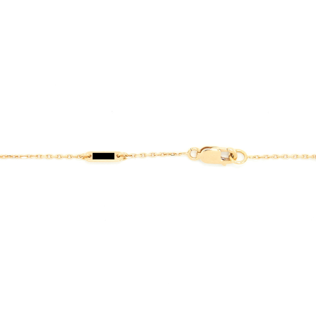 VAN CLEEF & ARPELS SWEET ALHAMBRA PENDANT ROSE GOLD CARNLIAN