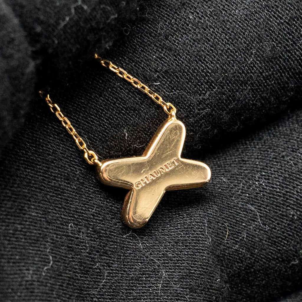 CHAUMET JEUX DE LIENS PENDANT ROSE GOLD, DIAMOND