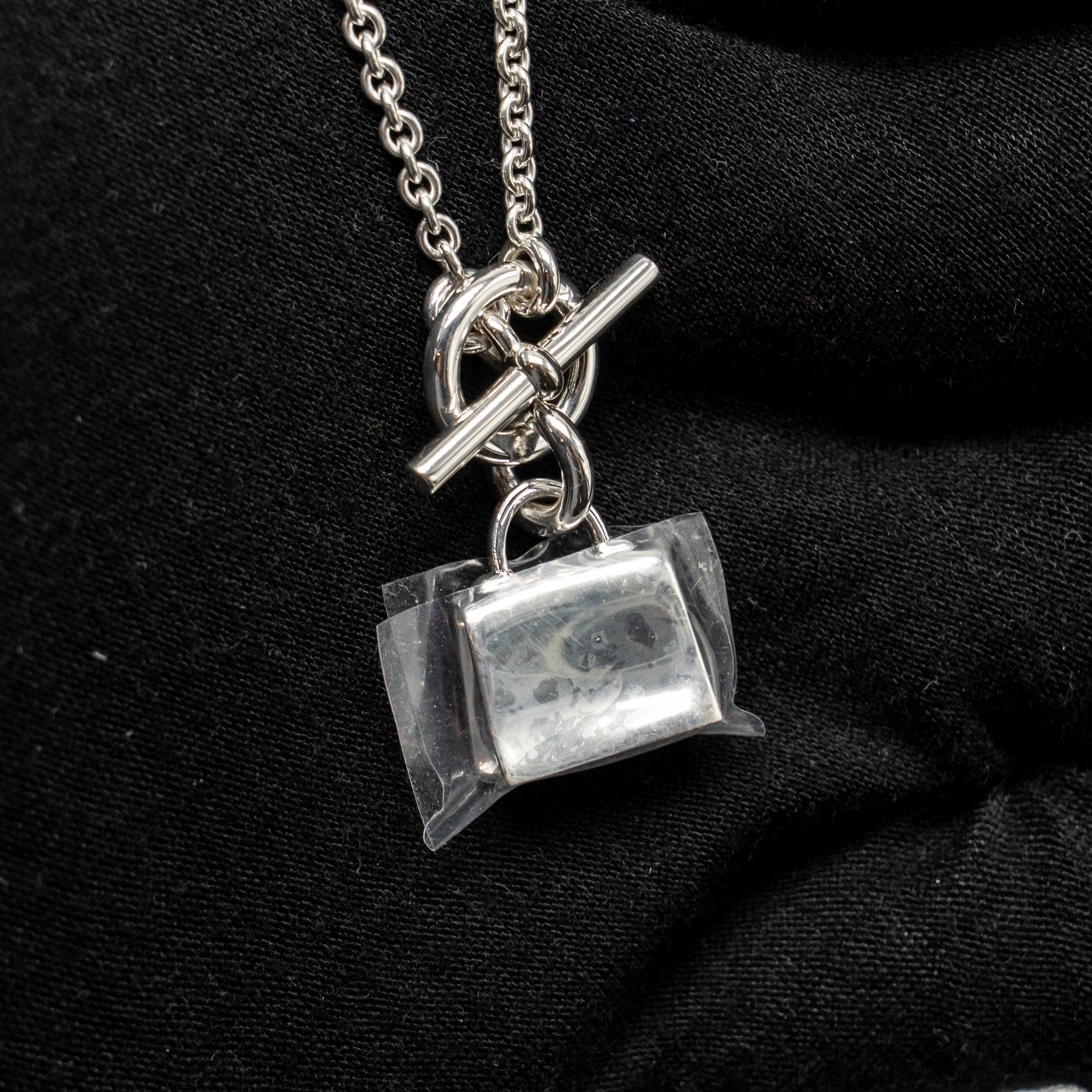 HERMES KELLY AMULETTE PENDANT STERLING SILVER